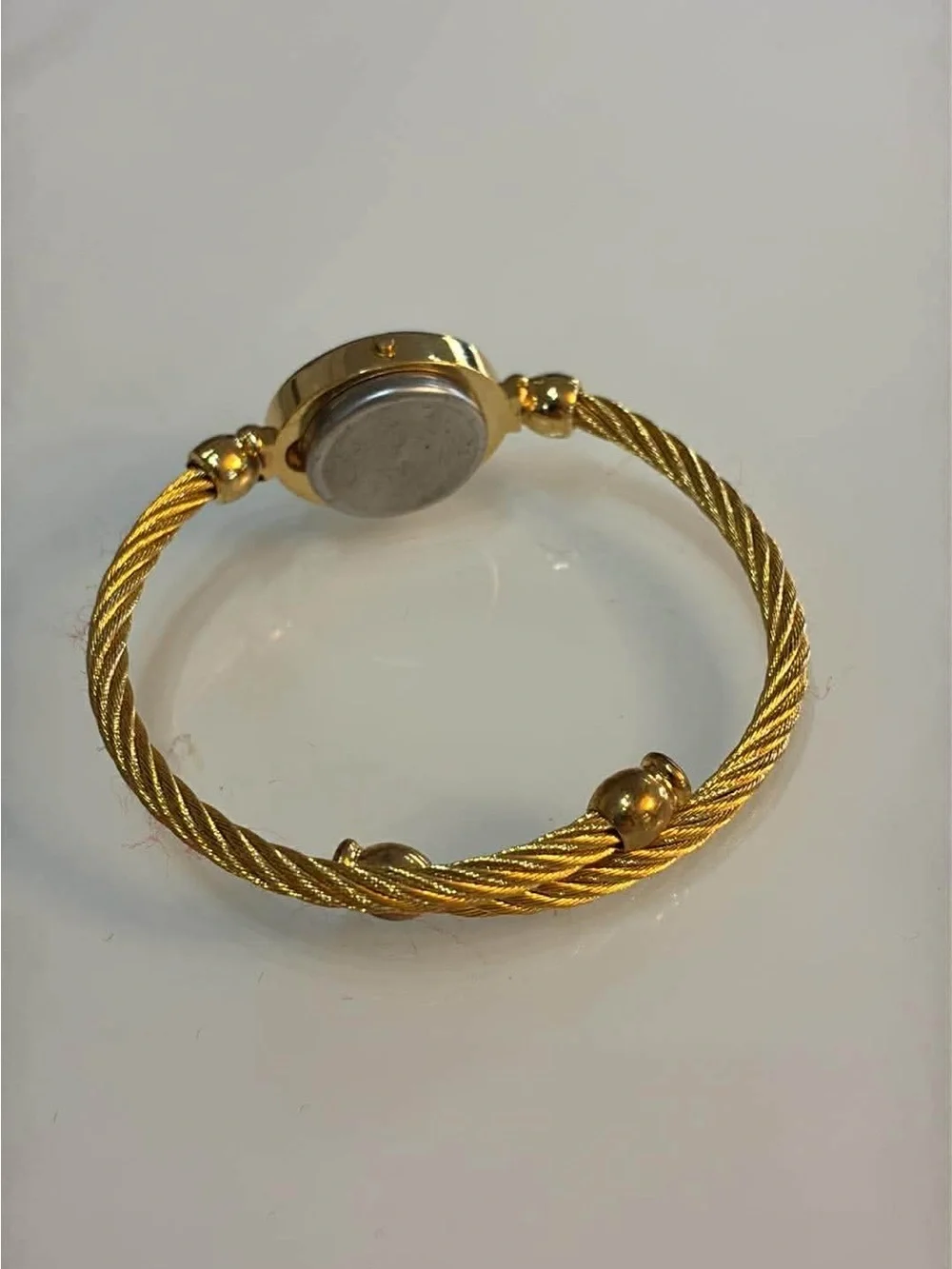 Lady Sovereign Gold-Tone Quartz Bracelet Watch
